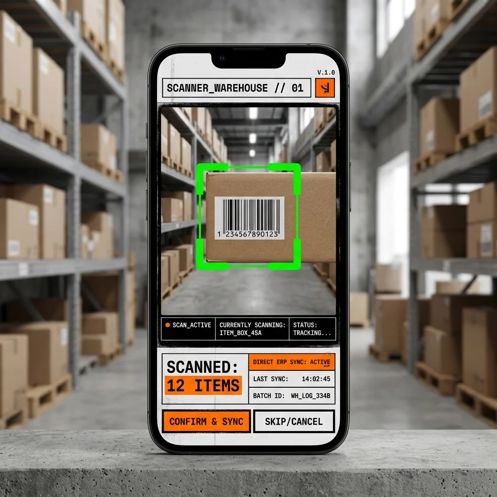 Lager-Scanner Screenshot